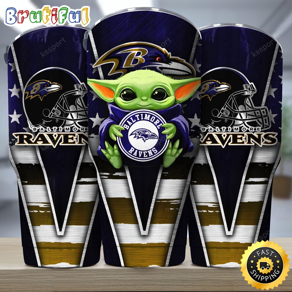 NFL Baltimore Ravens Tumbler Baby Yoda Tumbler For This Season cwm8tm.jpg