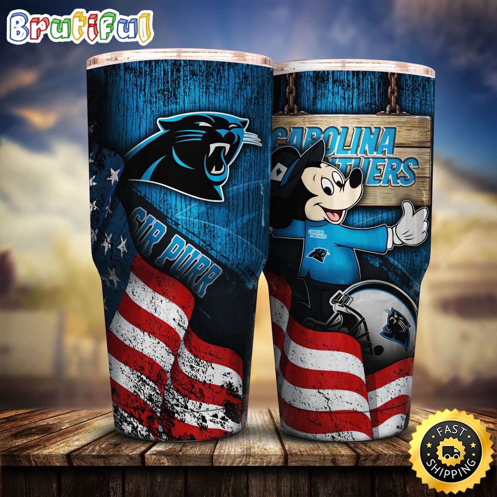 NFL Carolina Panthers Tumbler Mickey Mouse Tumbler For Fans jub2fd.jpg