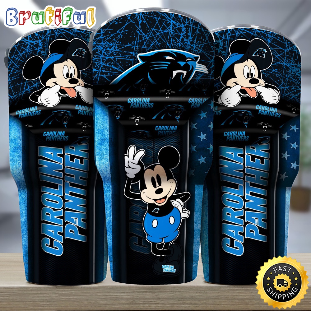 NFL Carolina Panthers Tumbler Nfl Tumbler Playful Mickey For This Season f3f5jq.jpg