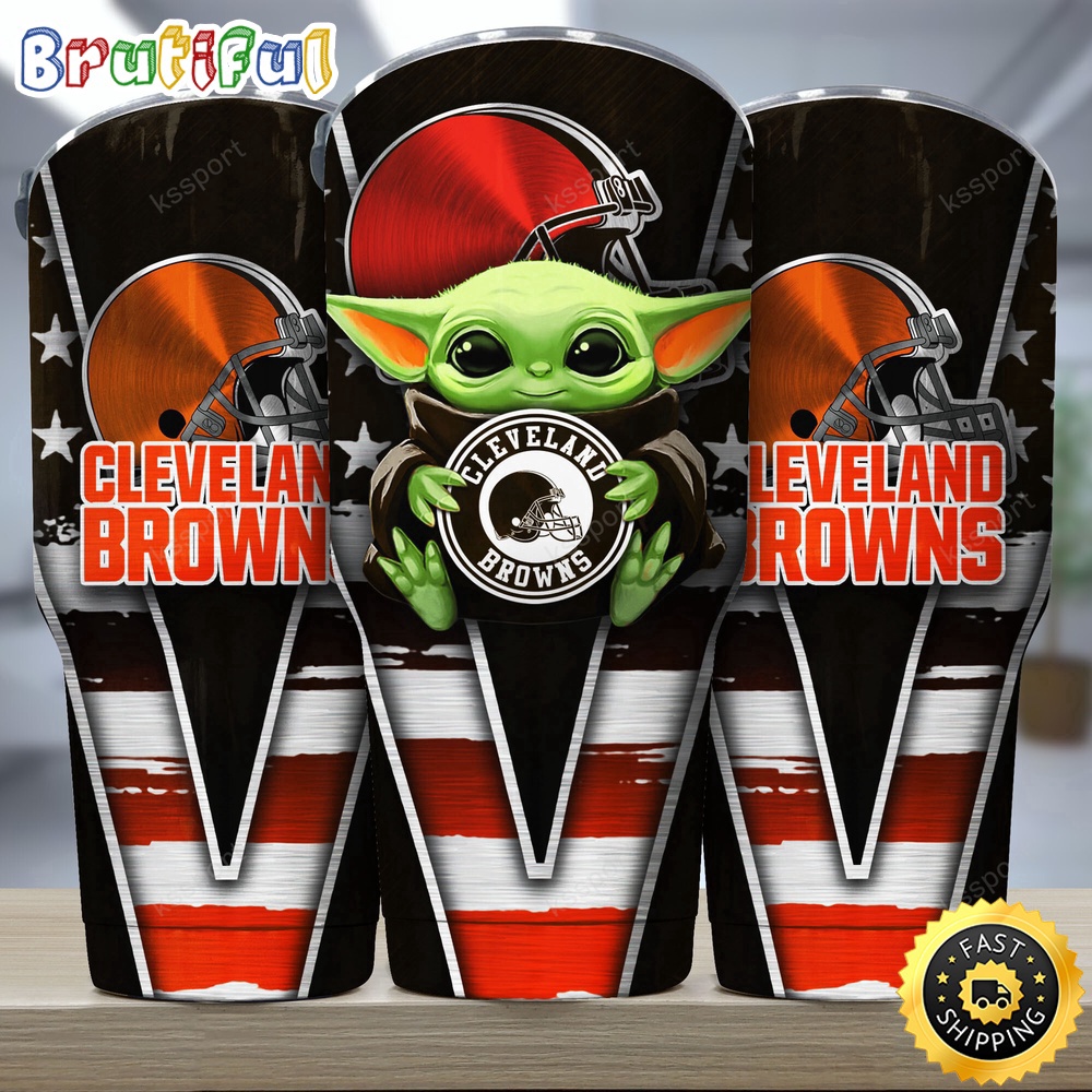 NFL Cleveland Browns Tumbler Baby Yoda Tumbler For This Season tte5ol.jpg