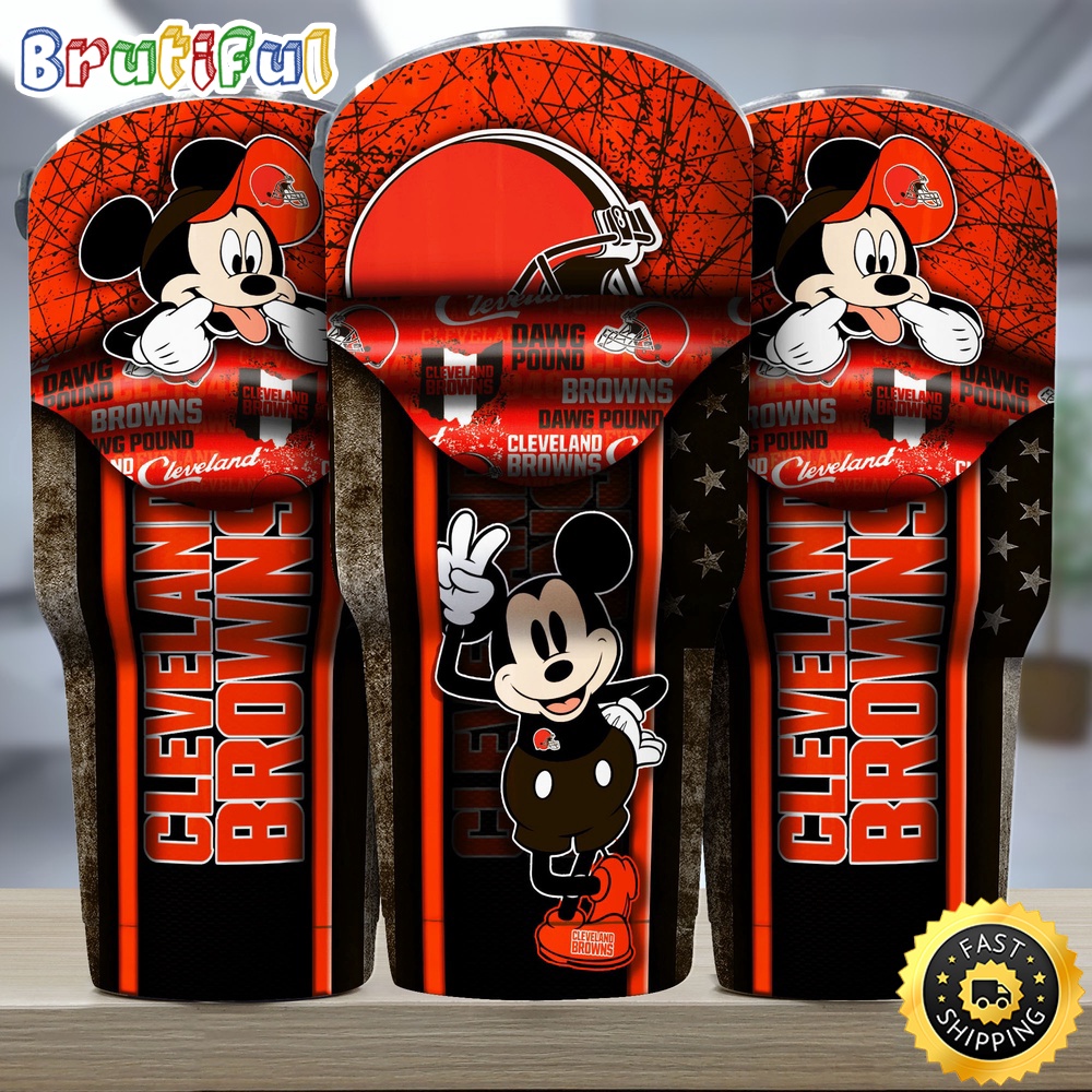 NFL Cleveland Browns Tumbler Nfl Tumbler Playful Mickey For This Season kalh2j.jpg