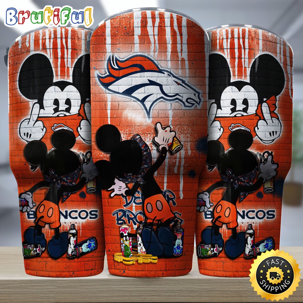 NFL Denver Broncos Tumbler Nfl Tumbler Mickey Graffiti For Sports Fan riqrzv.jpg