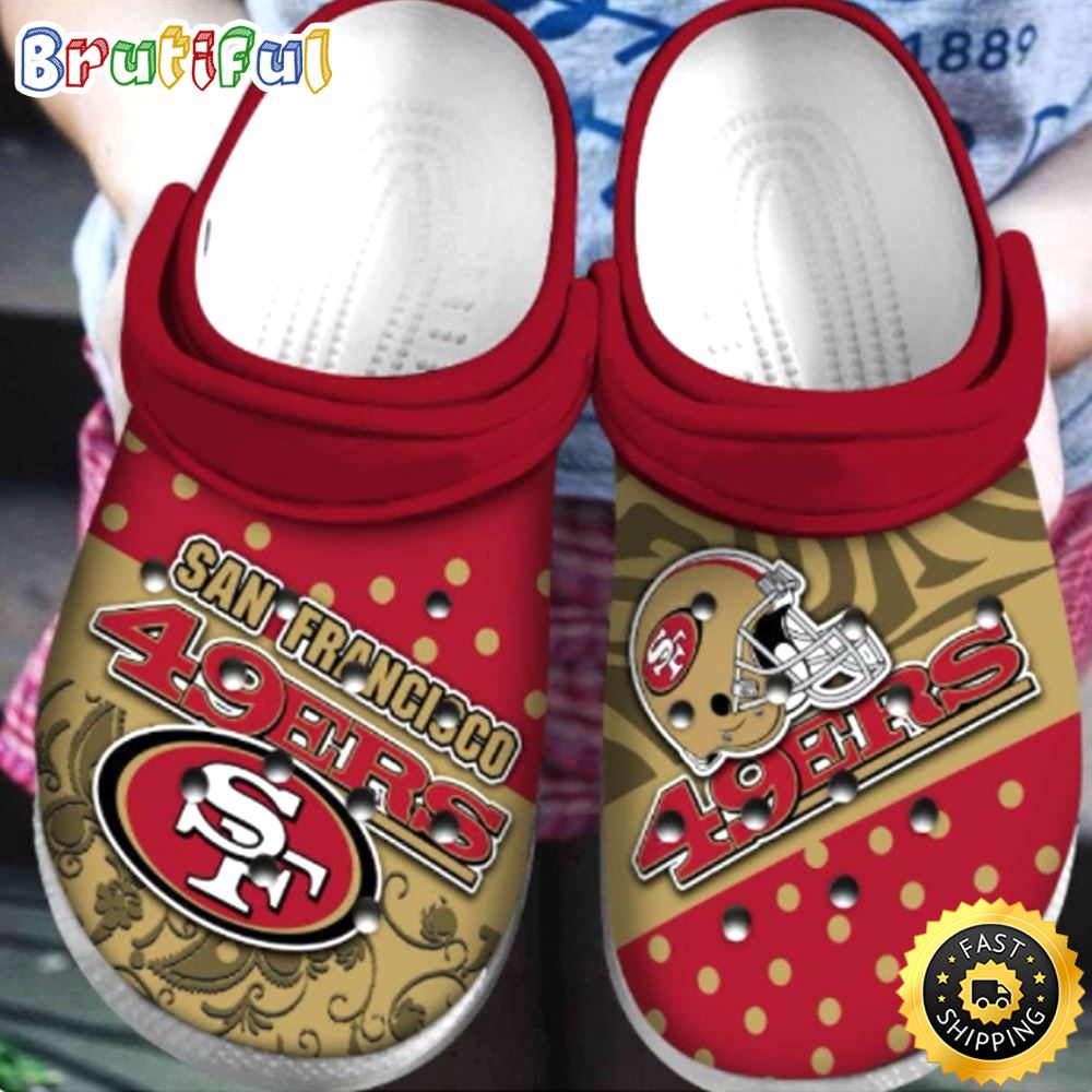 NFL Football Sports San Francisco 49ers Clog Shoes wktyvc.jpg