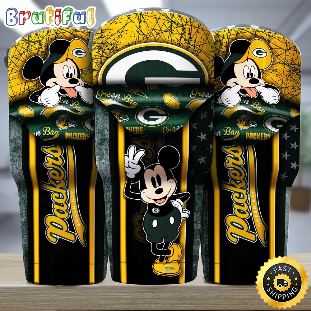 NFL Green Bay Packers Tumbler Nfl Tumbler Playful Mickey For This Season tshh8v.jpg