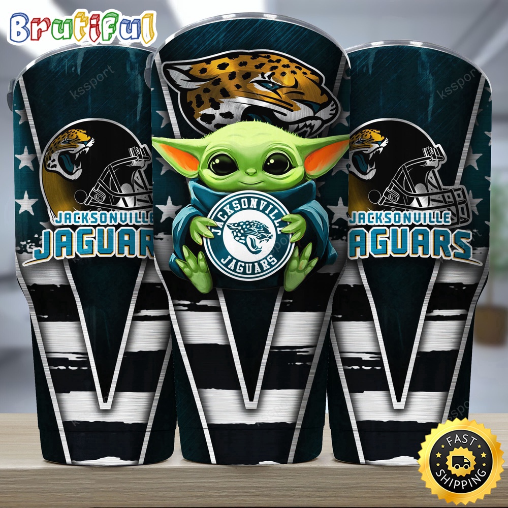NFL Jacksonville Jaguars Tumbler Baby Yoda Tumbler For This Season vdhl4t.jpg