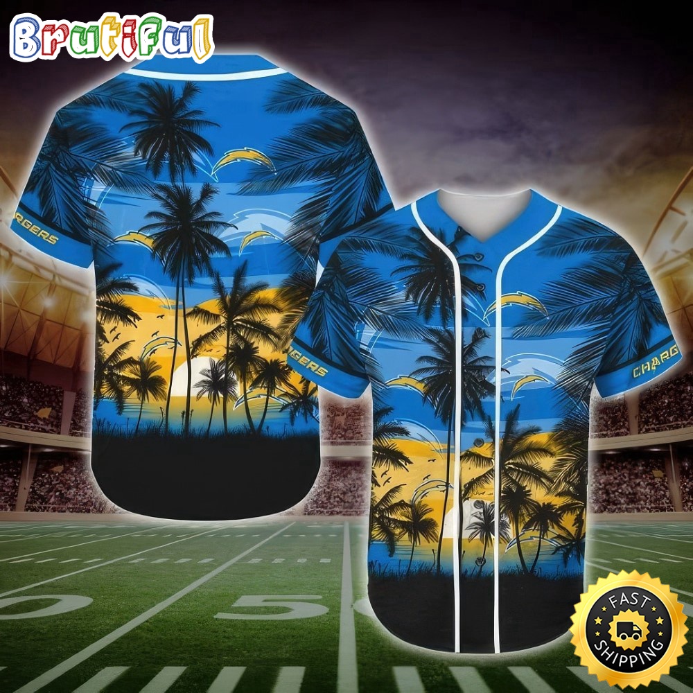 NFL Los Angeles Chargers Baseball Jersey Shirt Palm Tree vzff32.jpg
