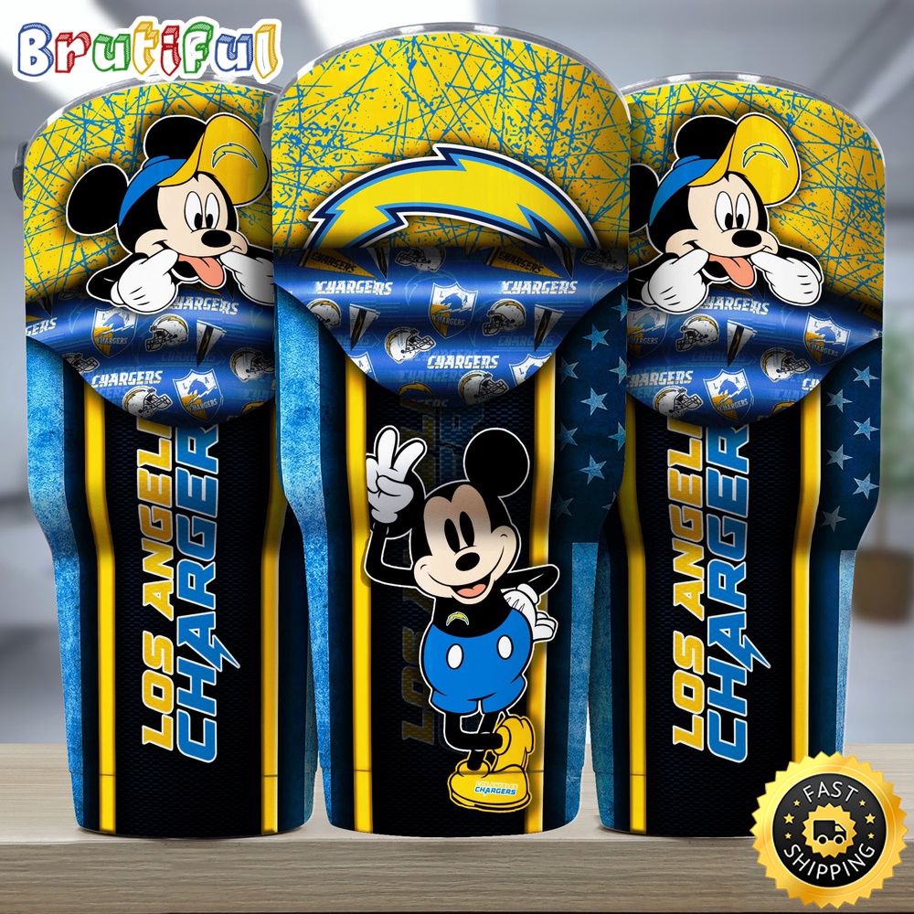 NFL Los Angeles Chargers Tumbler Nfl Tumbler Playful Mickey For This Season vr9xbg.jpg