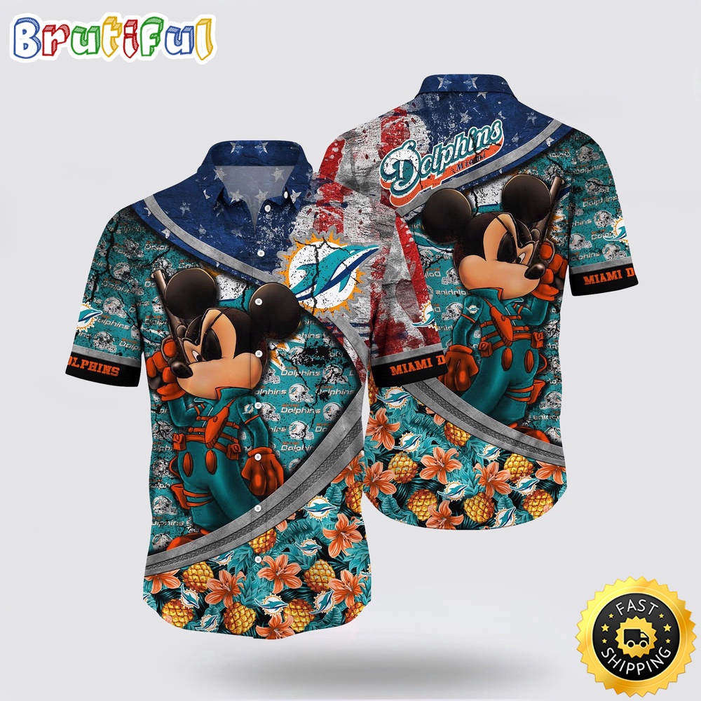NFL Miami Dolphins Hawaiian Shirt Cool Mickey Mouse 1 xasdfb.jpg