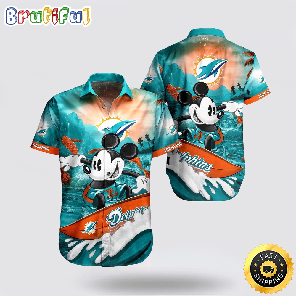 NFL Miami Dolphins Hawaiian Shirt Mickey Mouse Summer 1 xzszy6.jpg