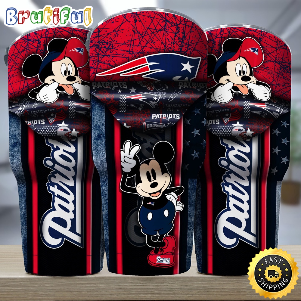 NFL New England Patriots Tumbler Nfl Tumbler Playful Mickey For This Season garkim.jpg