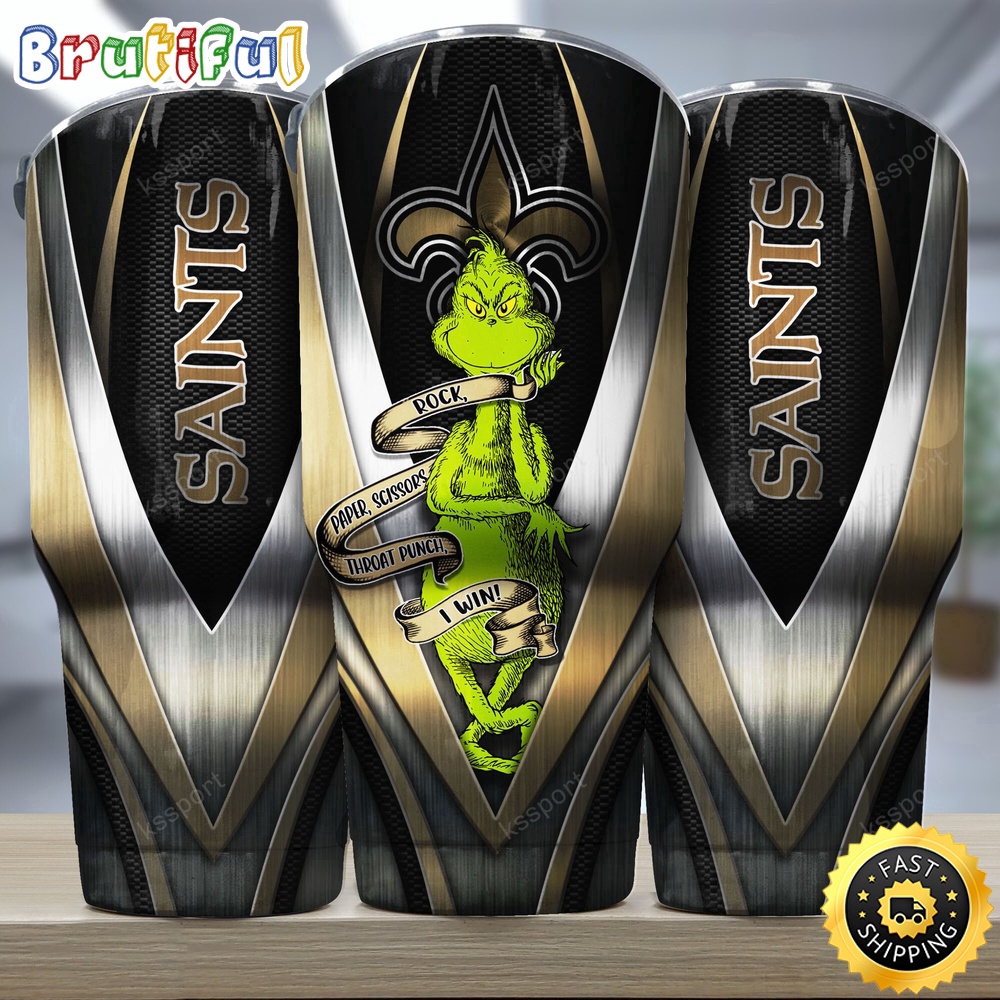 NFL New Orleans Saints Tumbler Grinch Nfl Tumbler Rock Paper Scissors Steel 2024 Trending o1zvzt.jpg