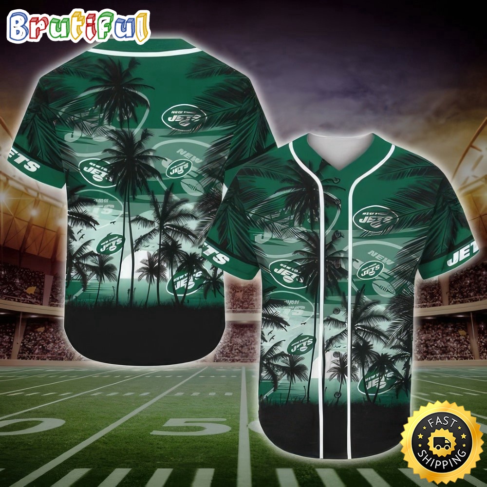 NFL New York Jets Baseball Jersey Shirt Palm Tree towtnz.jpg