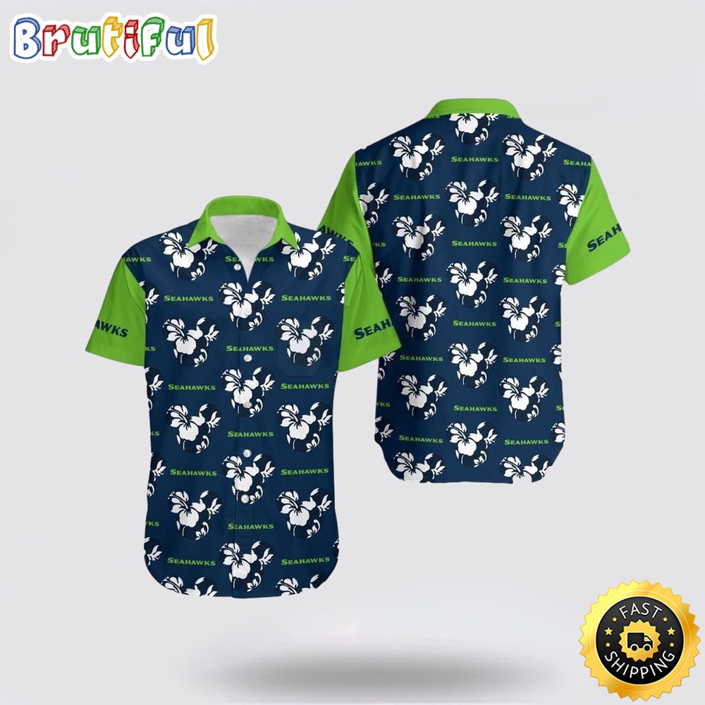 NFL Seattle Seahawks Hawaiian Shirt Mickey And Flowers 1 csrifz.jpg