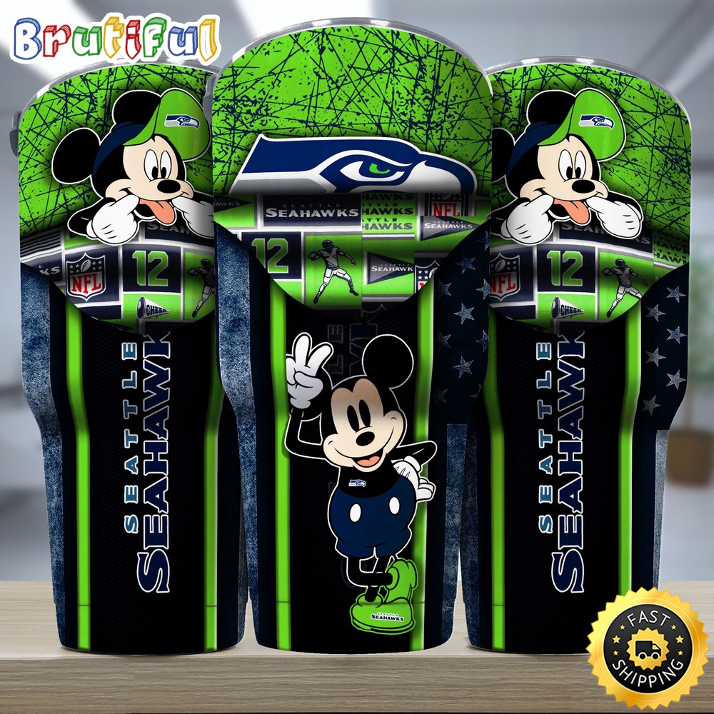 NFL Seattle Seahawks Tumbler Nfl Tumbler Playful Mickey For This Season cgurkj.jpg