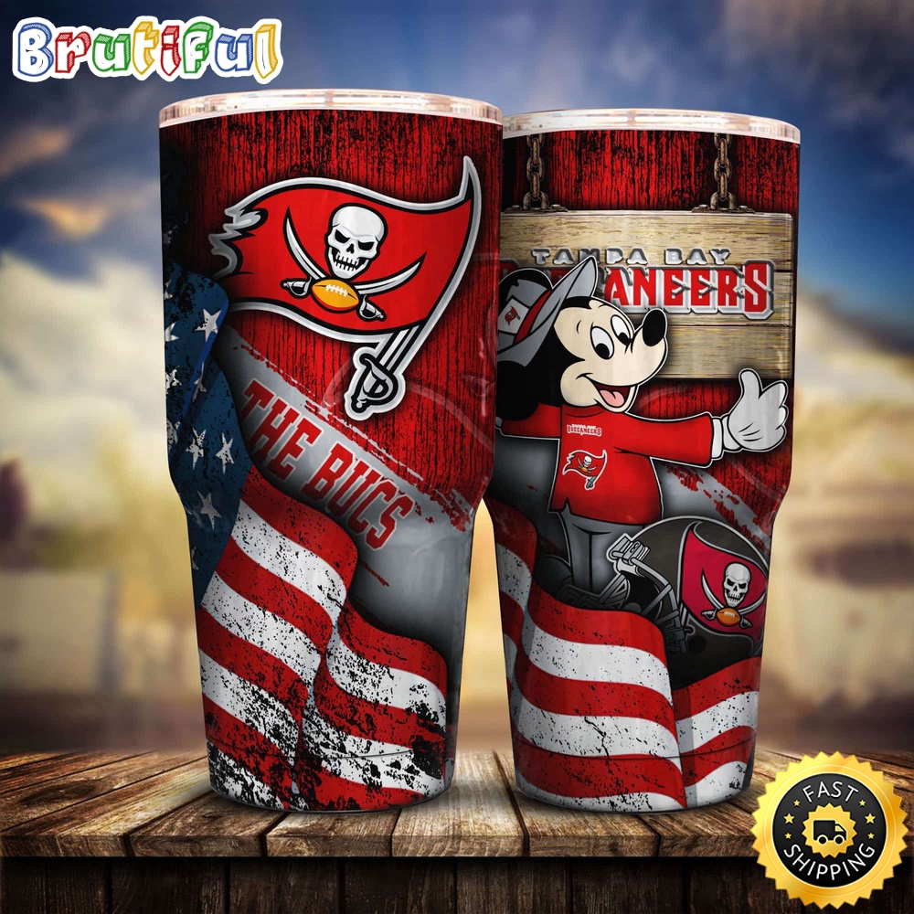 NFL Tampa Bay Buccaneers Tumbler Mickey Mouse Tumbler For Fans onhb0d.jpg