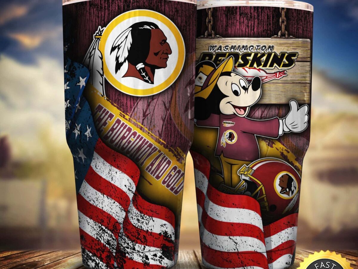 NFL Washington Redskins Tumbler Mickey Mouse Tumbler For Fans