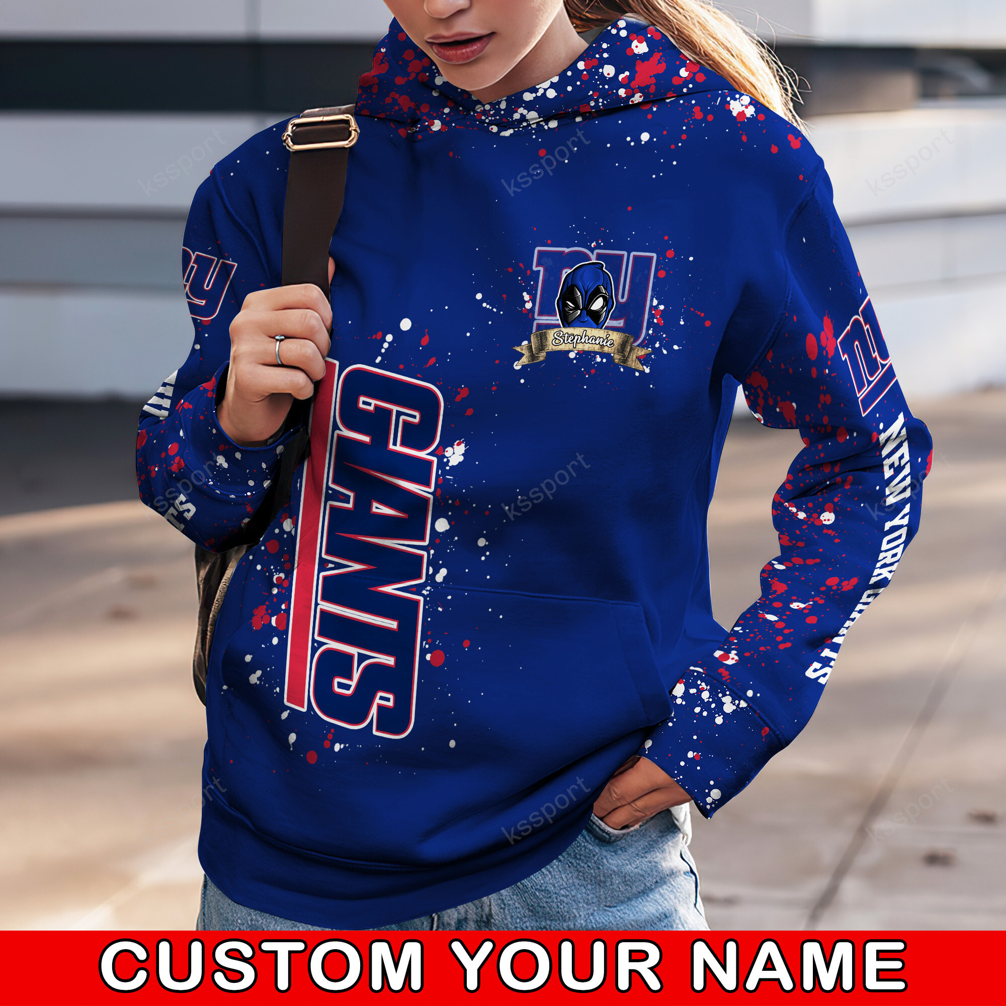New York Giants NFL Custom Hoodie Leggings 1