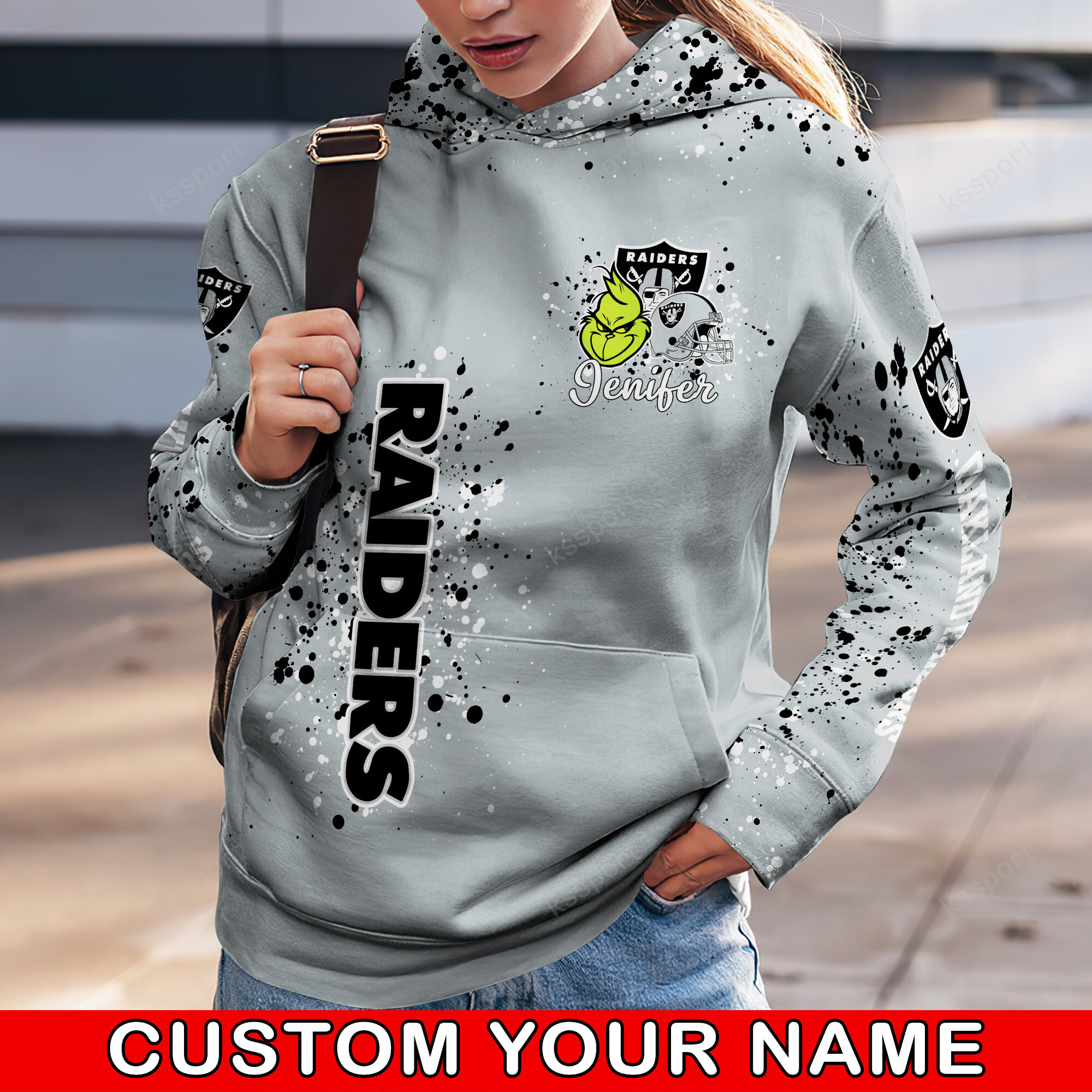 Oakland Raiders NFL Hoodie Leggings 1