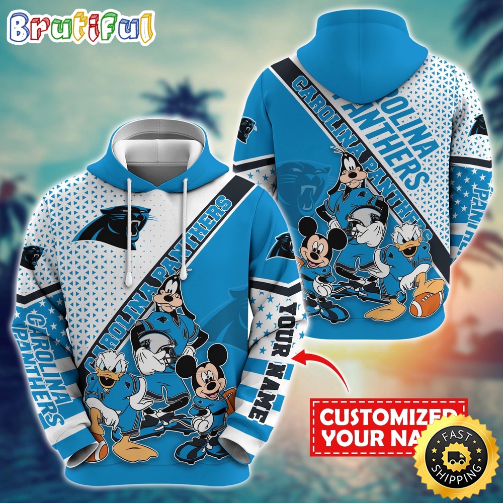Personalized NFL Carolina Panthers Hoodie Character Cartoon Movie Unisex Hoodie 1