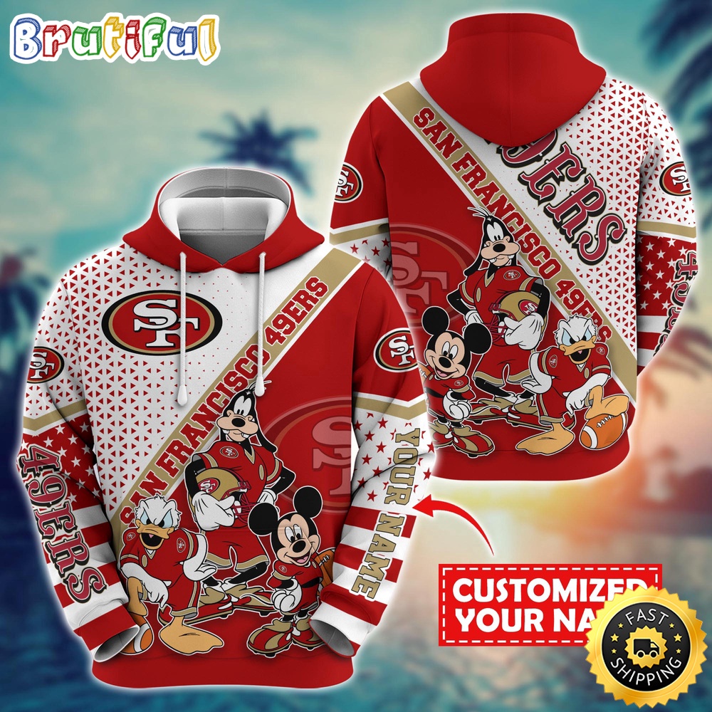 Personalized NFL San Francisco 49ers Hoodie Character Cartoon Movie Unisex Hoodie 1