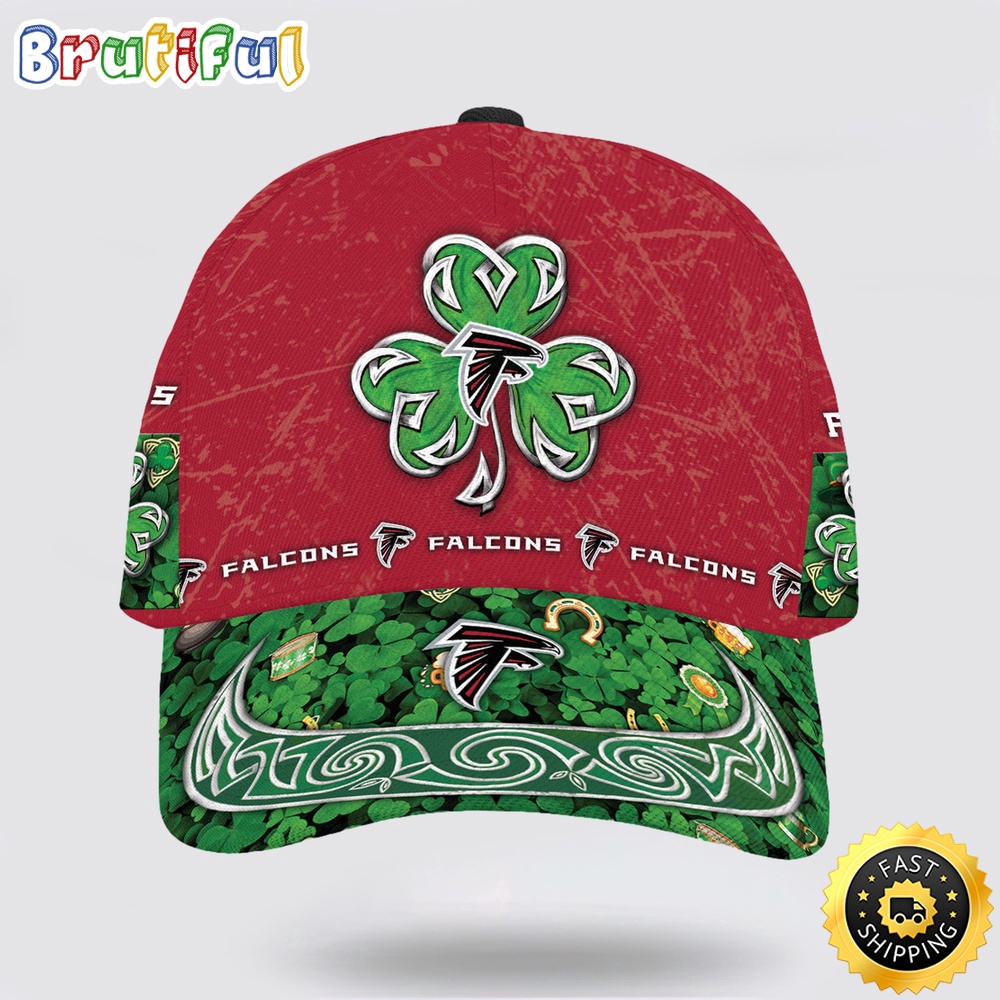 Personalized Atlanta Falcons St Patrick Day All Over Print Baseball Cap 1 cfnbbp.jpg
