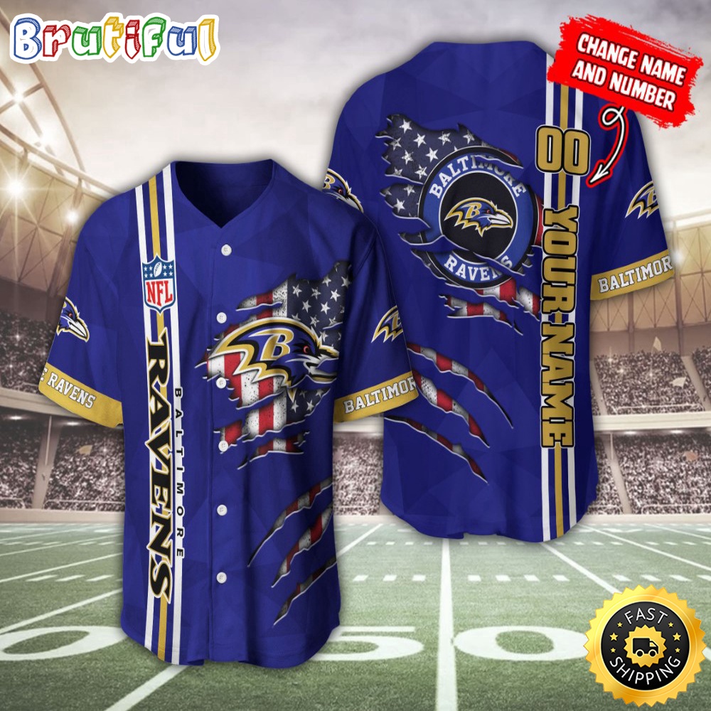 Personalized NFL Baltimore Ravens Baseball Jersey America Flagy America Flag Athletic Style Jerseys c7rjpu.jpg