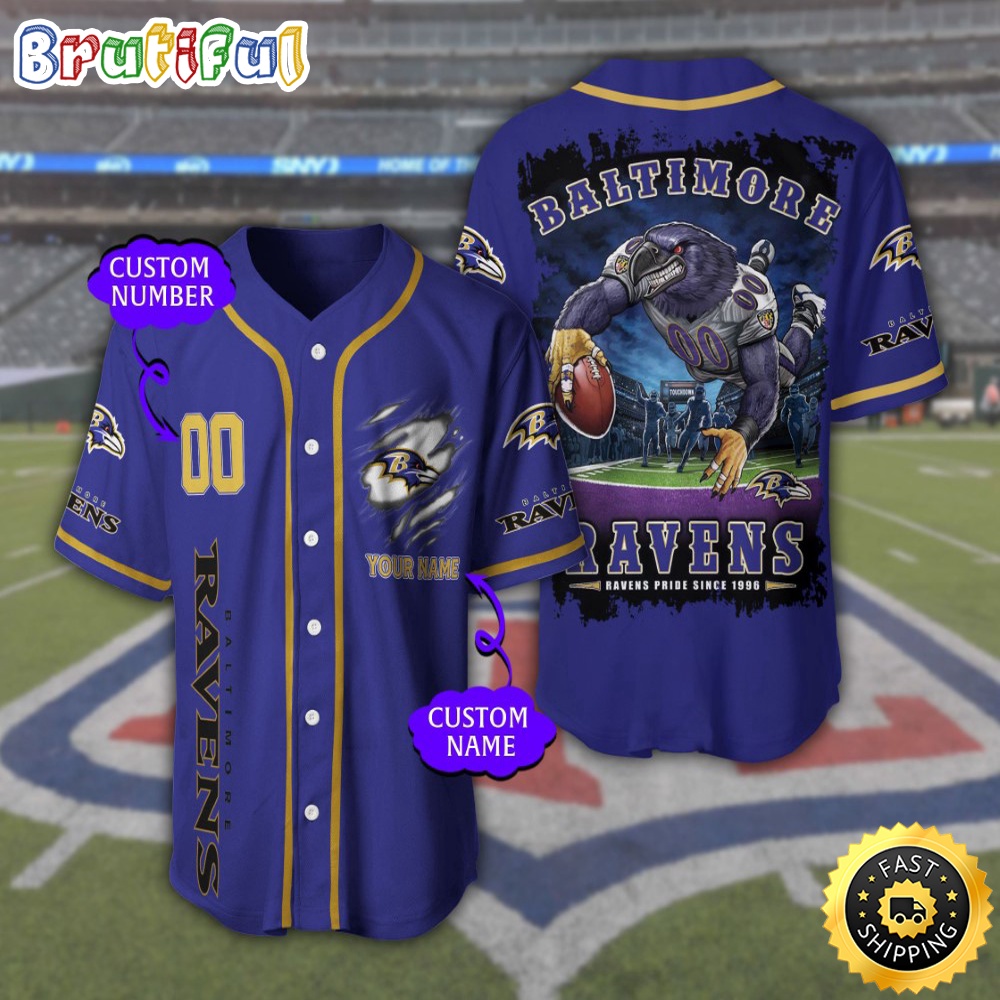 Personalized NFL Baltimore Ravens Baseball Jersey Stylish Baseball Tops bppikt.jpg