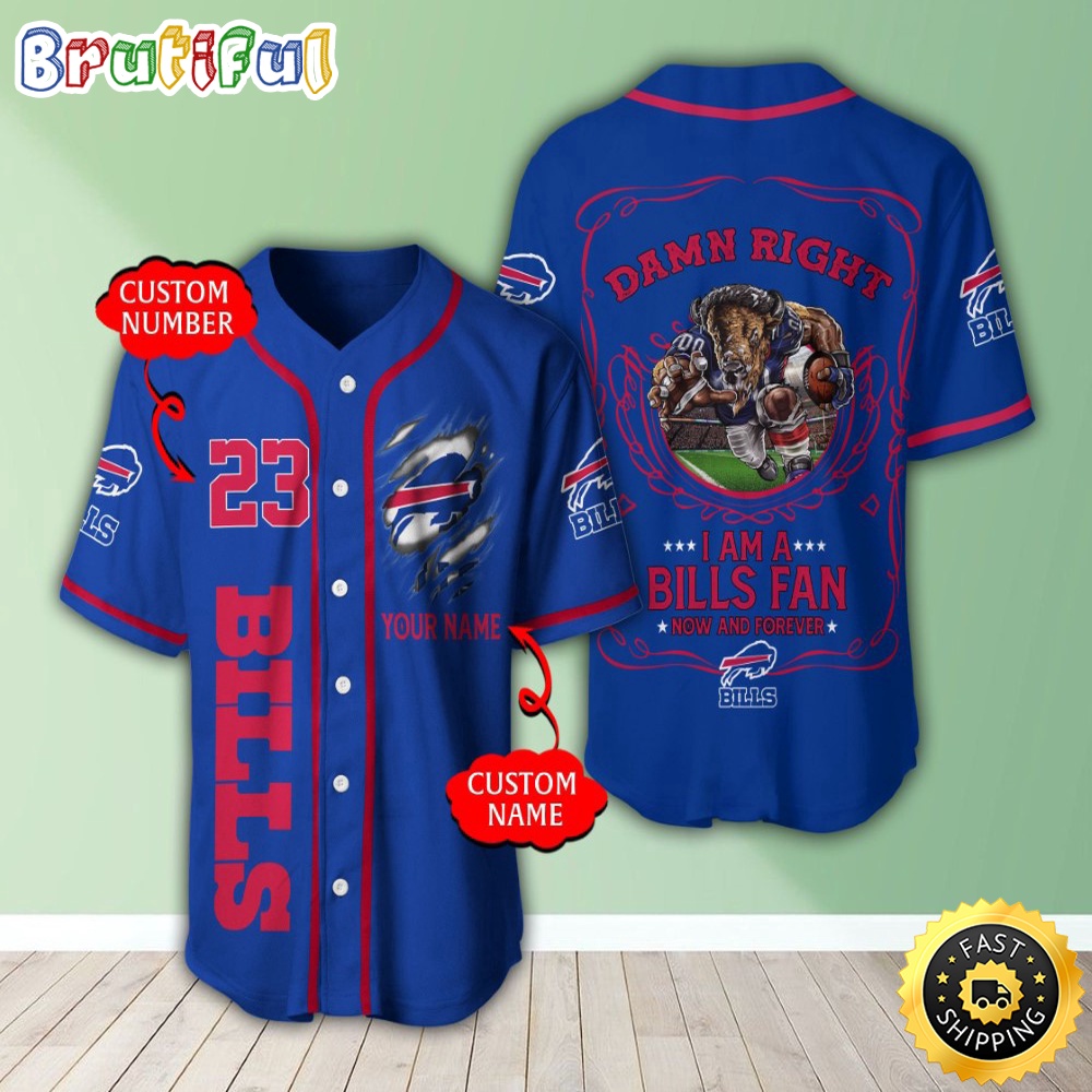 Personalized NFL Buffalo Bills Baseball Jersey Sportswear Tops ldwb9u.jpg