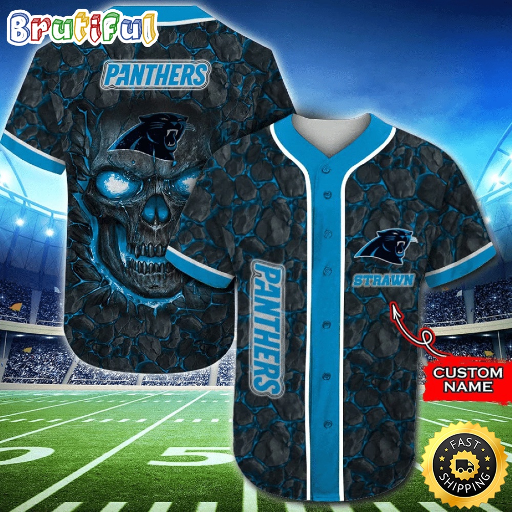 Personalized NFL Carolina Panthers Baseball Jersey Casual Baseball Gear tx3pyf.jpg