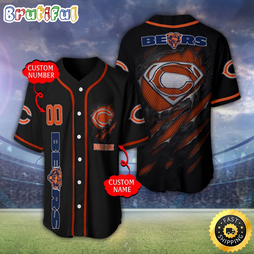 Personalized NFL Chicago Bears Baseball Jersey Athletic Team Shirts vg6n5x.jpg