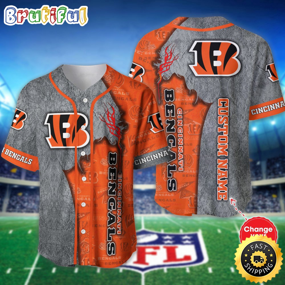 Personalized NFL Cincinnati Bengals Baseball Jersey Casual Baseball Gear mpmei4.jpg