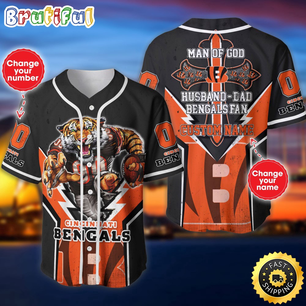 Personalized NFL Cincinnati Bengals Baseball Jersey Iconic Baseball Wear hdbdns.jpg
