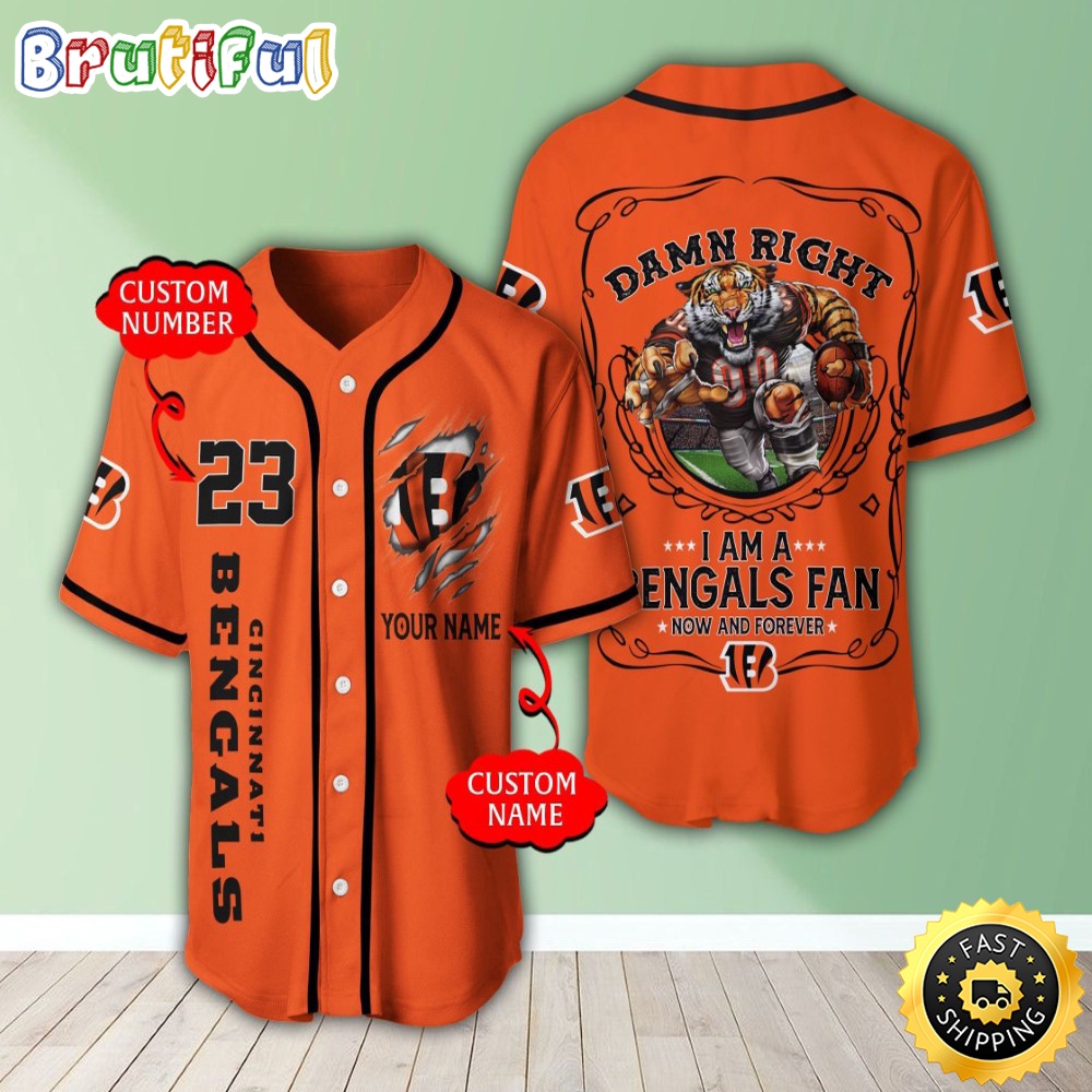 Personalized NFL Cincinnati Bengals Baseball Jersey Timeless Sportswear cpkomo.jpg