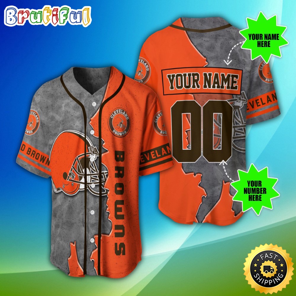 Personalized NFL Cleveland Browns Baseball Jersey Fan Favorite Jerseys w96bkd.jpg