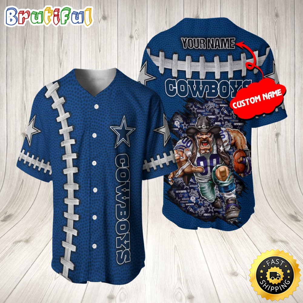 Personalized NFL Dallas Cowboys Baseball Jersey Athletic Team Shirts arokx8.jpg