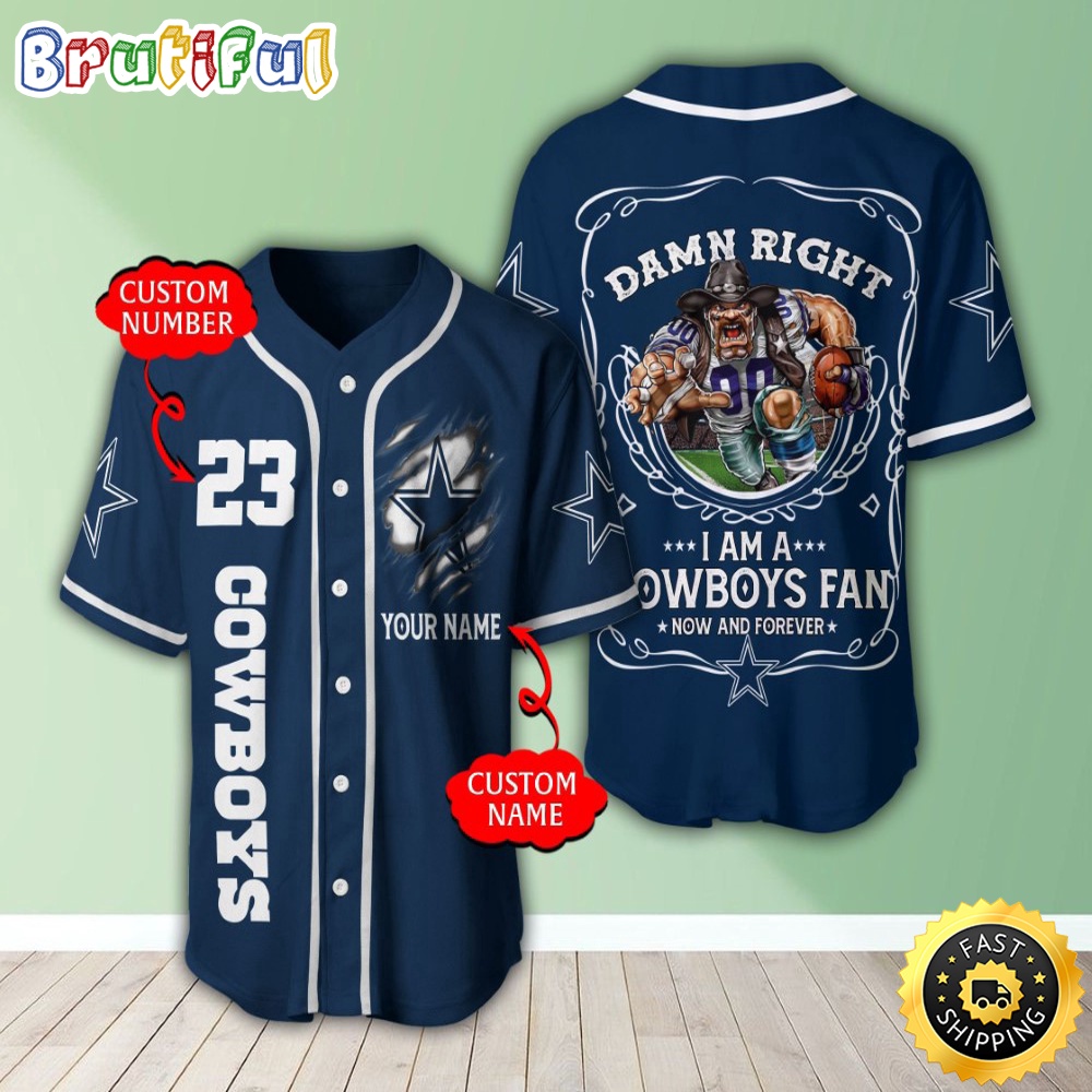 Personalized NFL Dallas Cowboys Baseball Jersey Essential Team Tops shqsgz.jpg