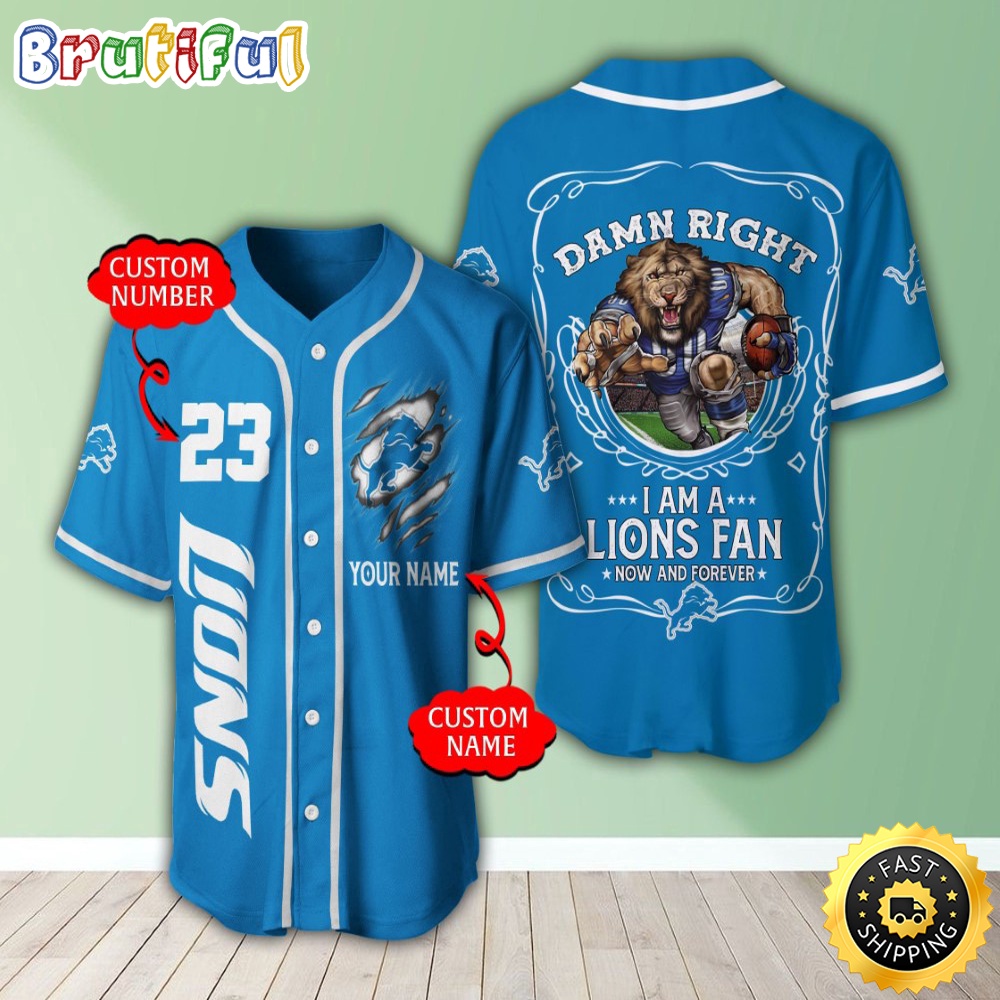 Personalized NFL Detroit Lions Baseball Jersey Fan Favorite Jerseys slywes.jpg