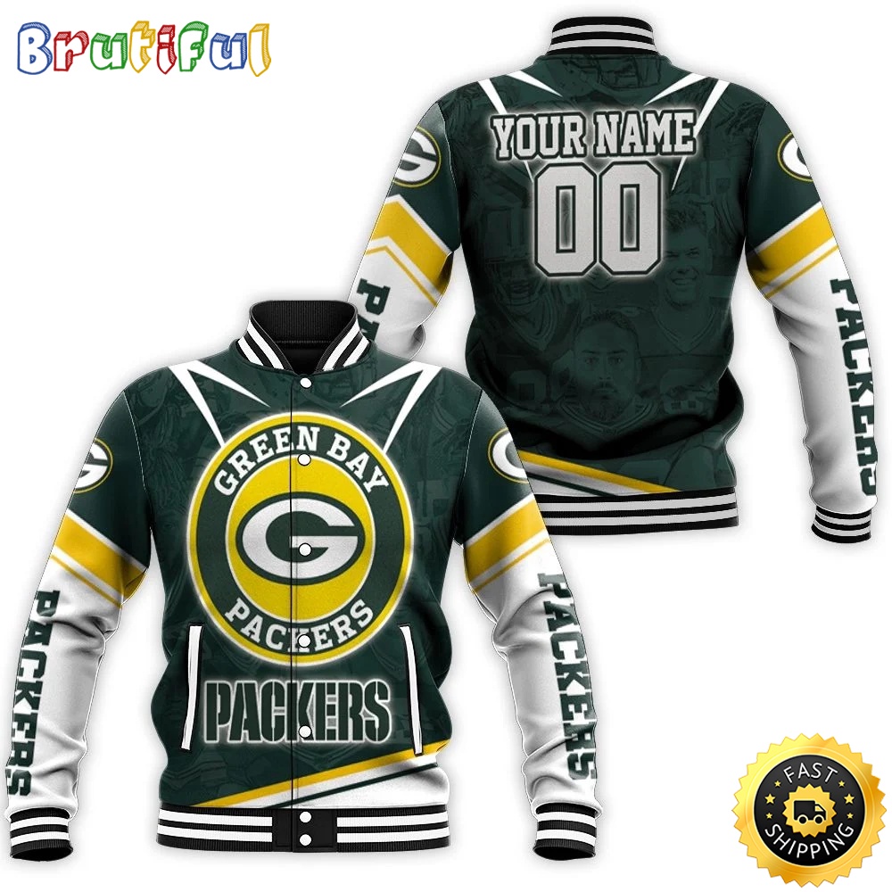 Personalized NFL Green Bay Packers Baseball Jacket Legend Thanks Nfl Champion scygat.jpg