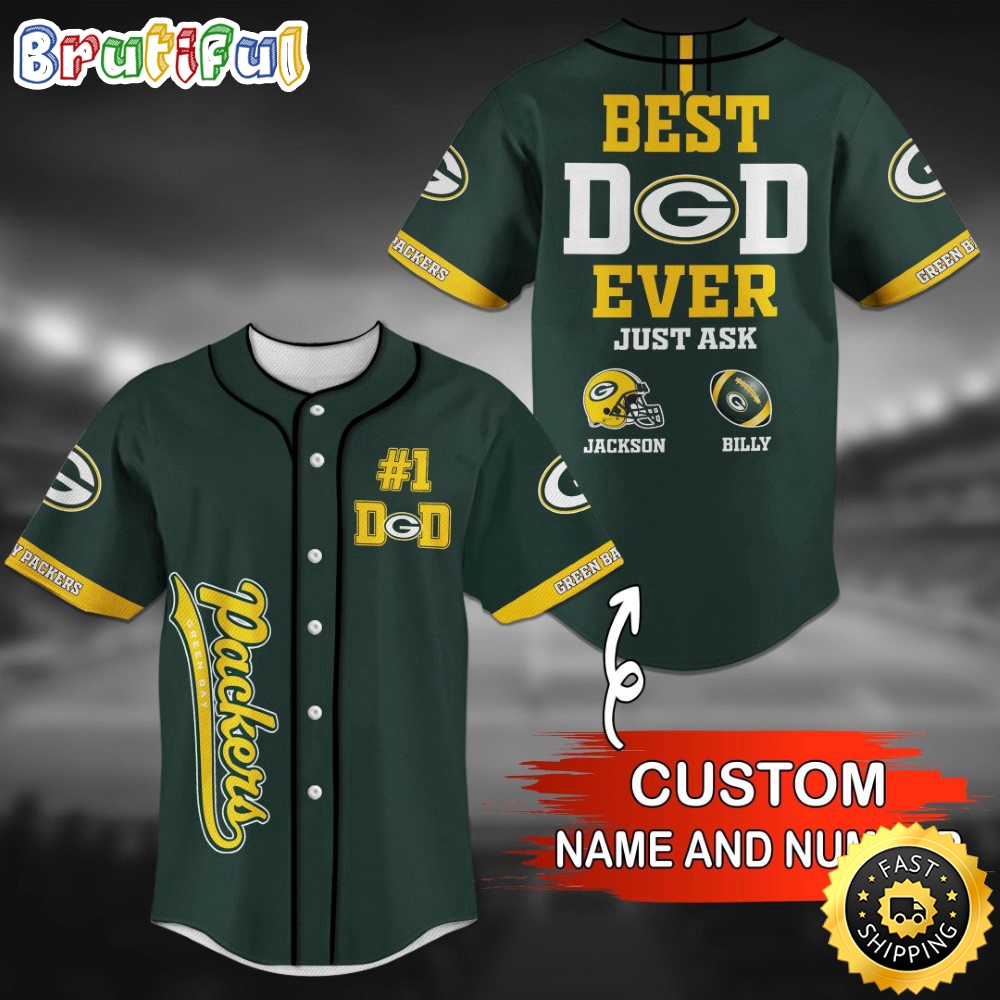Personalized NFL Green Bay Packers Baseball Jersey Classic Baseball Jerseys hngz6y.jpg