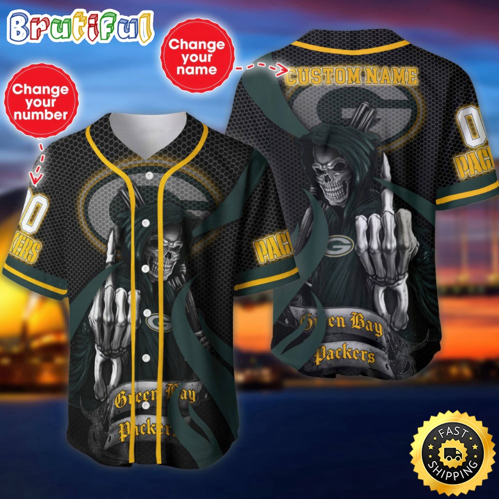 Personalized NFL Green Bay Packers Baseball Jersey Shirt The Reaper Art Skull zeklir.jpg
