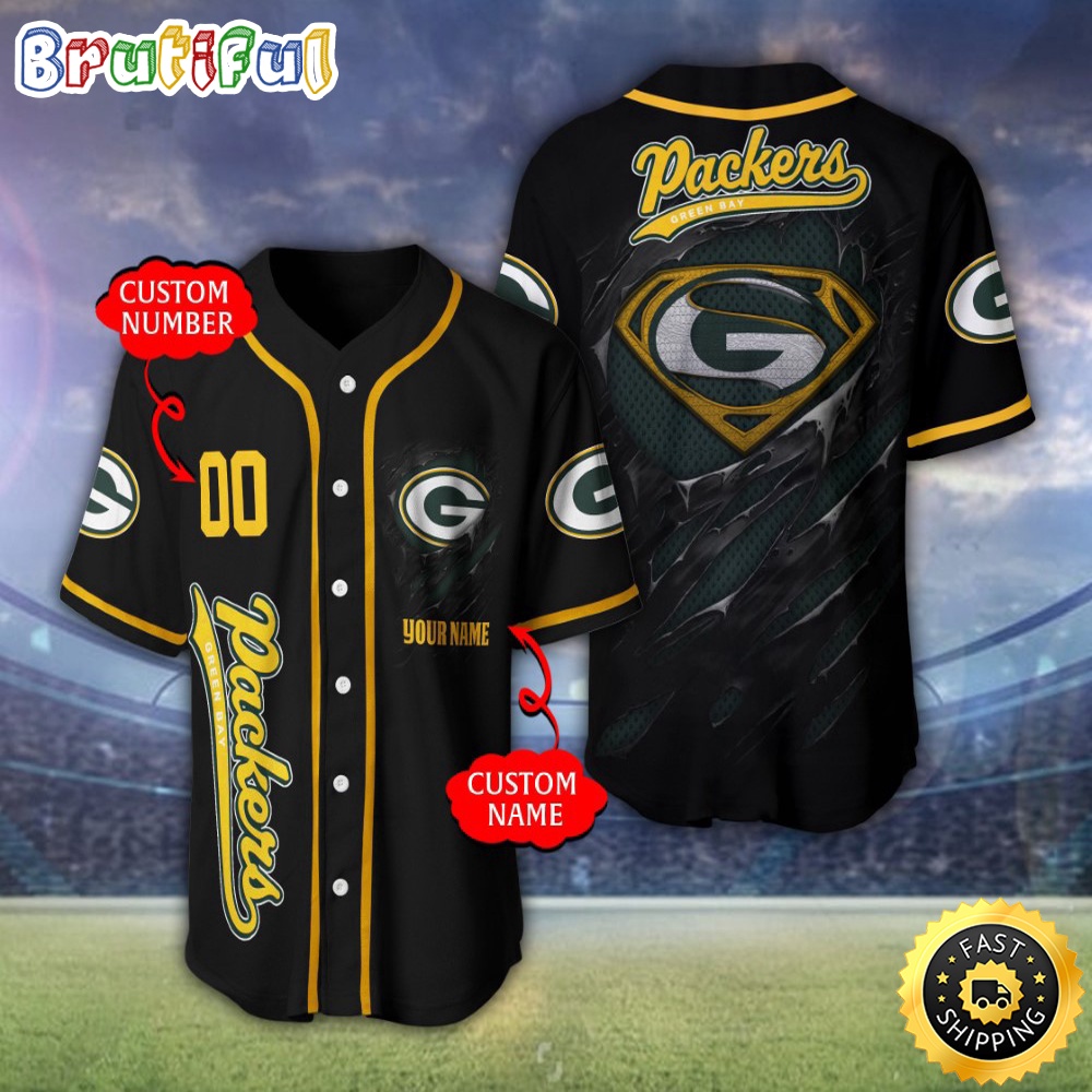 Personalized NFL Green Bay Packers Baseball Jersey Stylish Baseball Tops rkmtg0.jpg