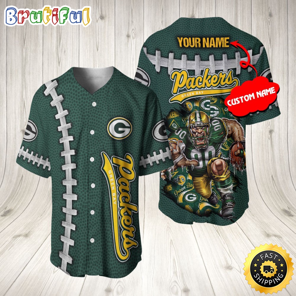 Personalized NFL Green Bay Packers Baseball Jersey Vintage Baseball Gear djbch3.jpg