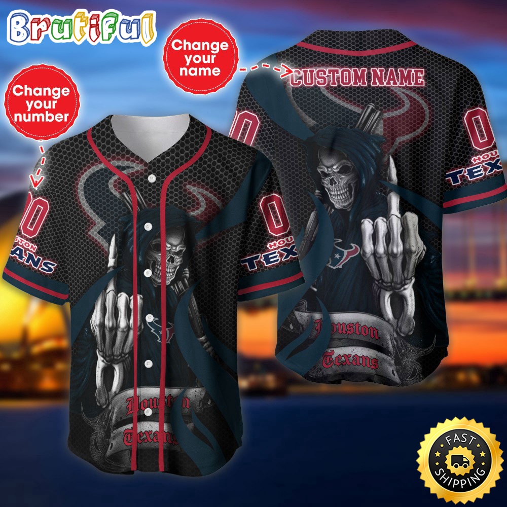 Personalized NFL Houston Texans Baseball Jersey Iconic Baseball Wear jhth5y.jpg