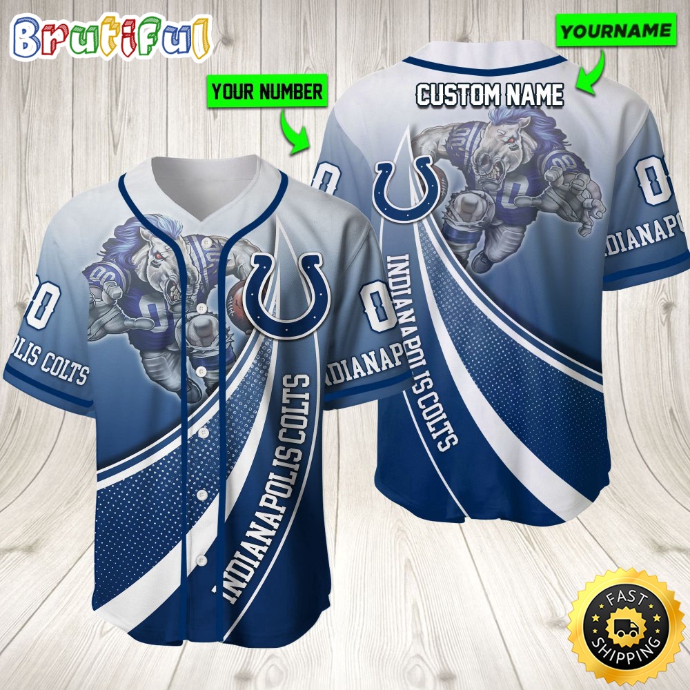 Personalized NFL Indianapolis Colts Baseball Jersey Mascot Art xeeqsz.jpg