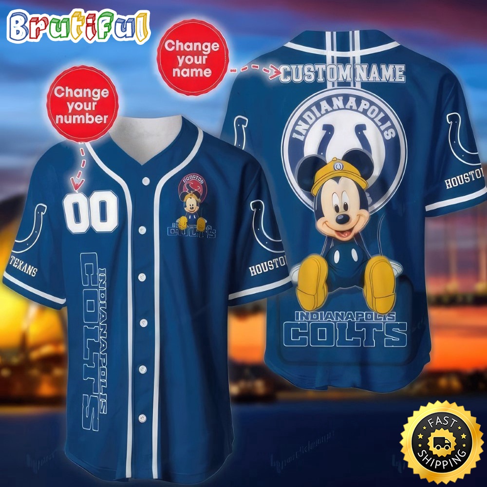 Personalized NFL Indianapolis Colts Baseball Jersey Mickey Mouse eylz4e.jpg