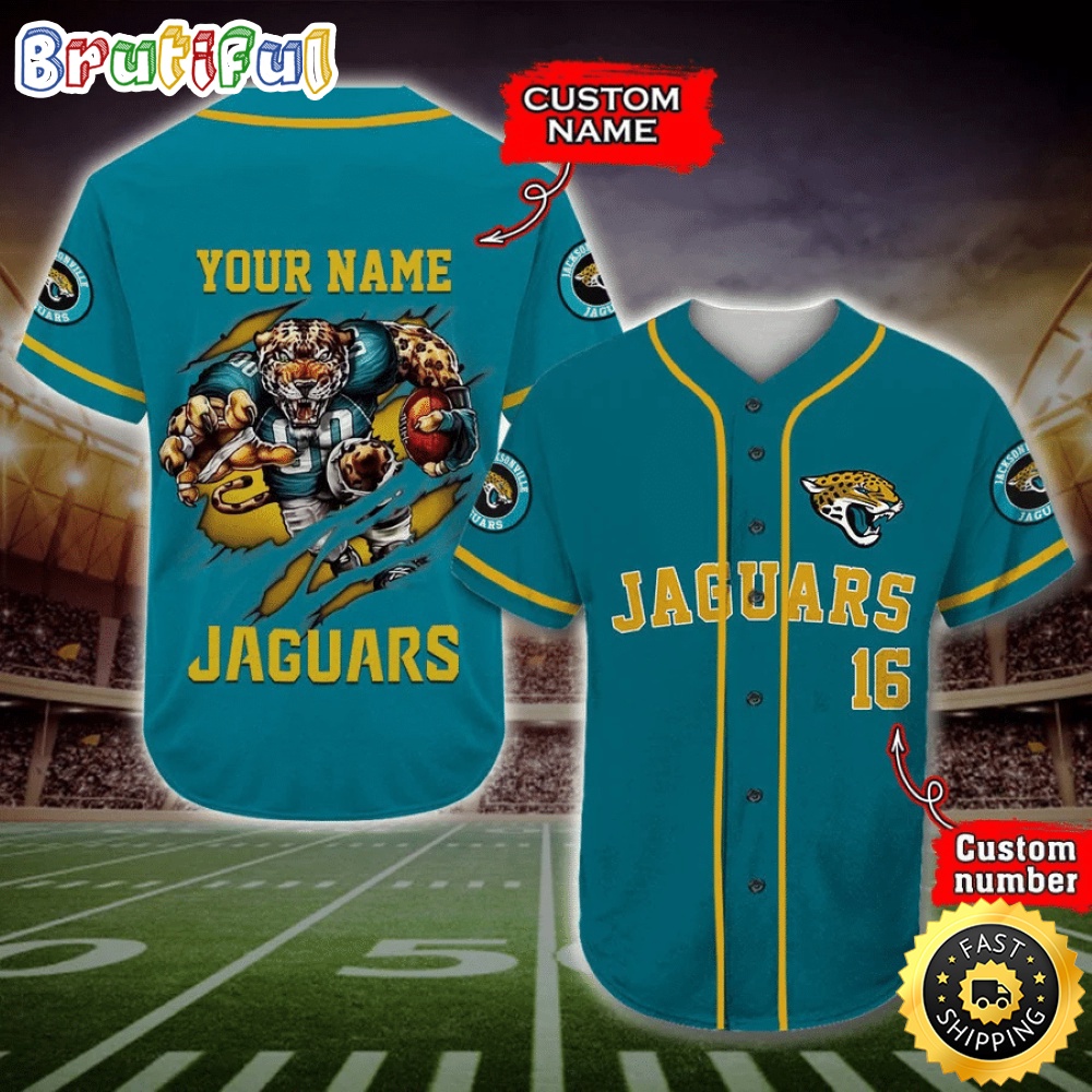 Personalized NFL Jacksonville Jaguars Baseball Jersey Casual Baseball Gear nusjuh.jpg