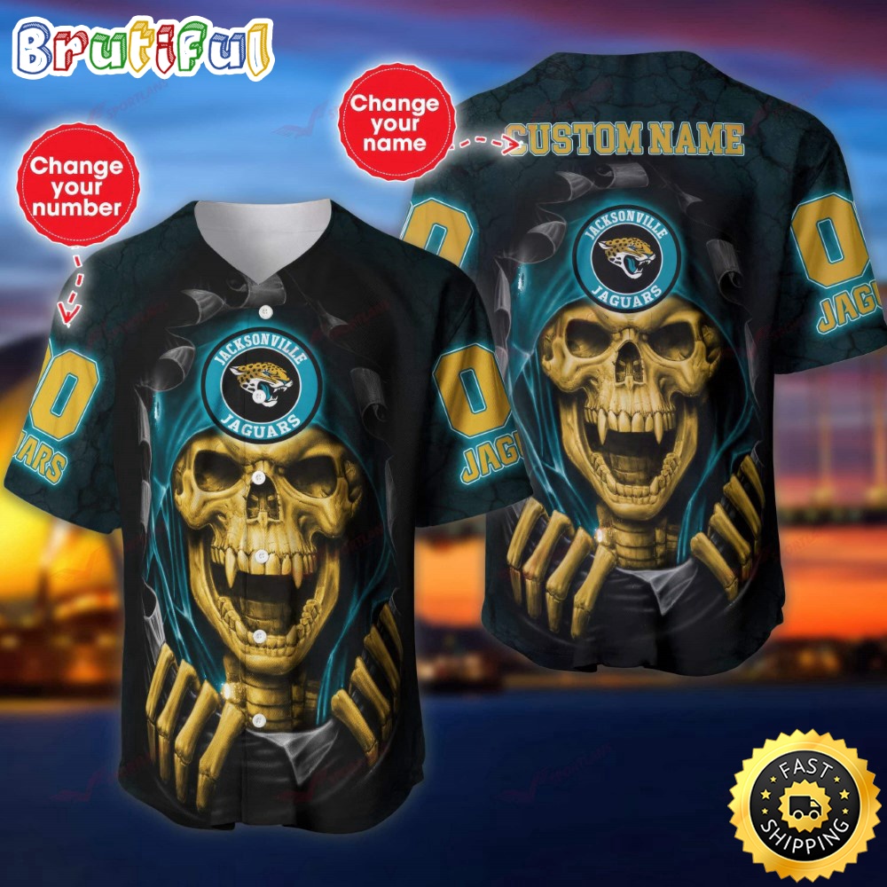 Personalized NFL Jacksonville Jaguars Baseball Jersey Vampire Skull glh7dh.jpg
