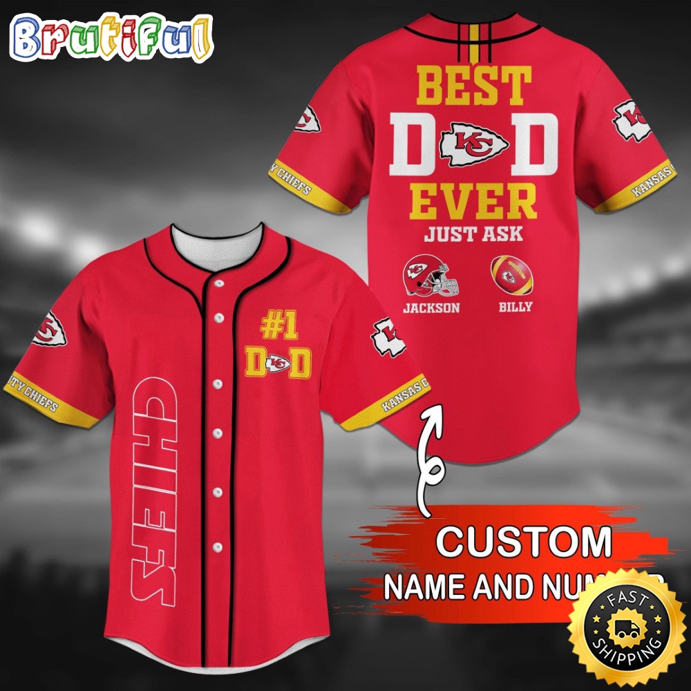 Personalized NFL Kansas City Chiefs Baseball Jersey Team Spirit Tops ayq8xp.jpg