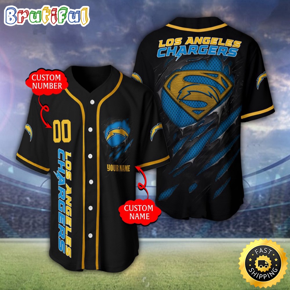 Personalized NFL Los Angeles Chargers Baseball Jersey Athletic Team Shirts qwxaiv.jpg