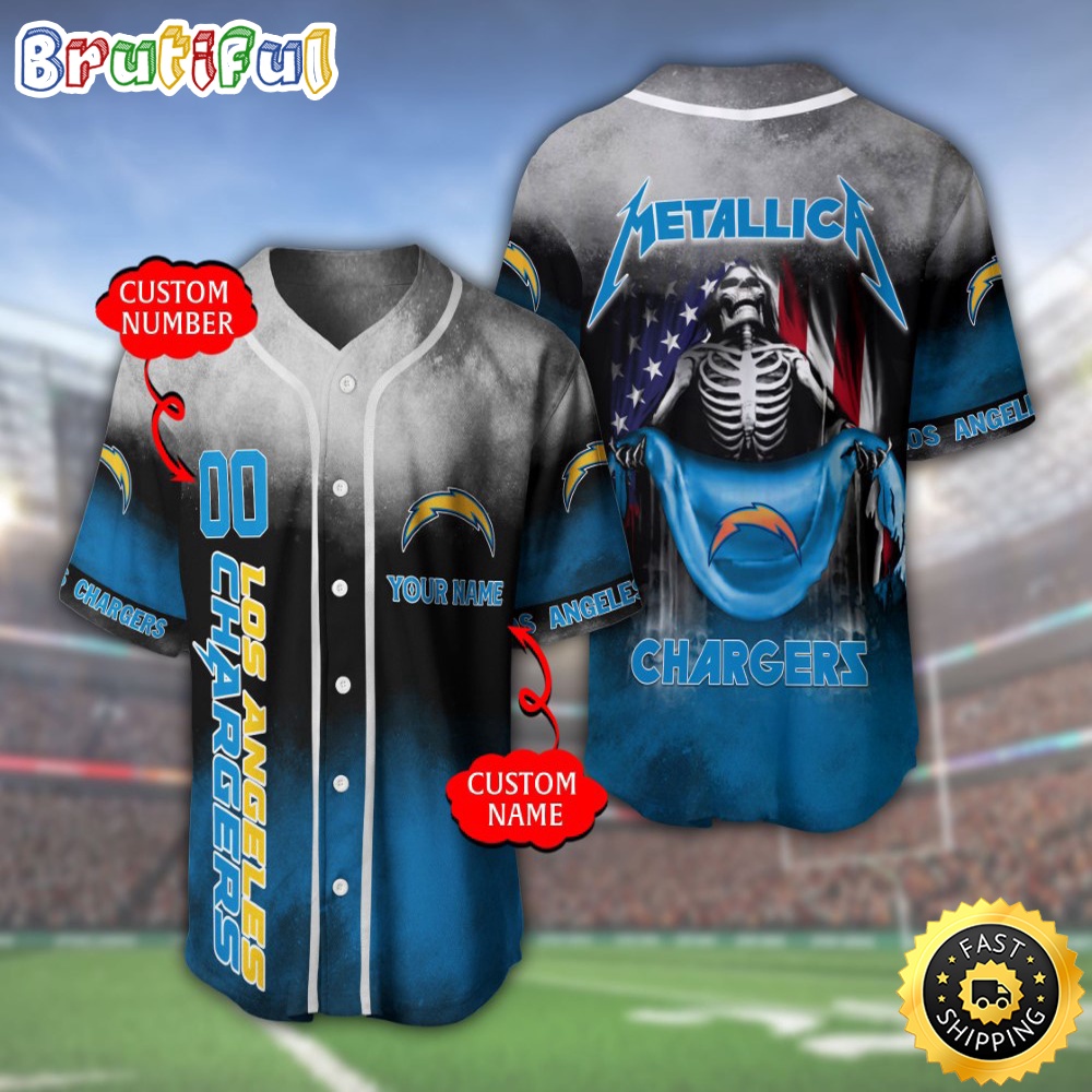 Personalized NFL Los Angeles Chargers Baseball Jersey Classic Baseball Jerseys jbljag.jpg